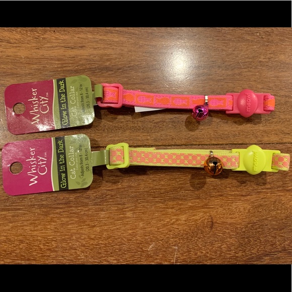Other - Whisker City Cat Kitten Breakaway glow collar